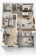 Продава  2-стаен град София , Люлин 2 , 84 кв.м | 82314698 - изображение [7]