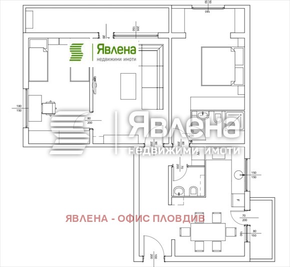 Продаја  2 спаваће собе Пловдив , Каменица 2 , 90 м2 | 74900242 - слика [6]