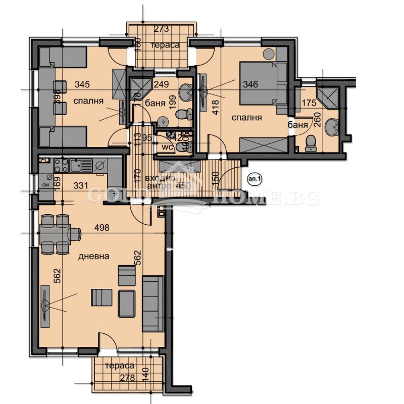 Продава 3-СТАЕН, гр. Пловдив, Остромила, снимка 15 - Aпартаменти - 48597539