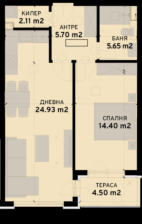 Te koop  1 slaapkamer Sofia , Ovtsja kupel 2 , 73 m² | 16890024 - afbeelding [2]