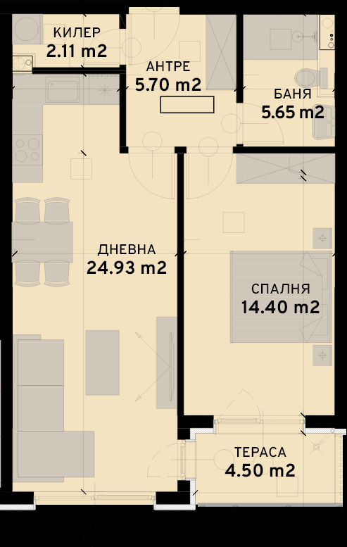 Продава  2-стаен град София , Овча купел 2 , 73 кв.м | 16890024 - изображение [2]