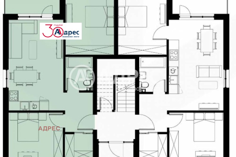 Na prodej  2 ložnice Varna , k.k. Čajka , 80 m2 | 90801090 - obraz [5]