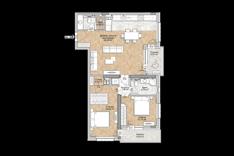 Продава 3-СТАЕН, гр. София, Люлин 8, снимка 2 - Апартаменти - 52402379