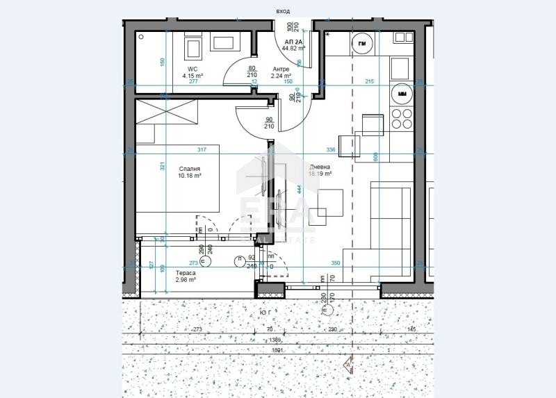 Продава 2-СТАЕН, гр. Варна, Изгрев, снимка 10 - Апартаменти - 54539142