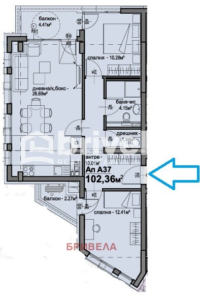 Till salu  2 sovrum Sofia , Ljulin 5 , 102 kvm | 40137744 - bild [3]