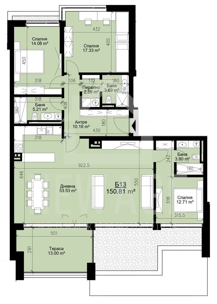In vendita  2 camere da letto Varna , Briz , 170 mq | 88424920 - Immagine [7]