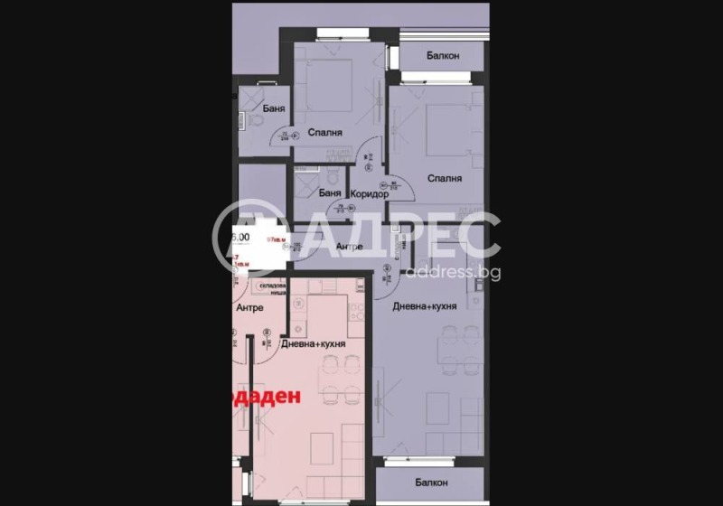 Продава 3-СТАЕН, гр. София, Витоша, снимка 4 - Апартаменти - 52983537