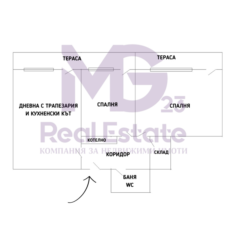 Продава 3-СТАЕН, гр. Пловдив, Коматевско шосе, снимка 16 - Апартаменти - 53174065