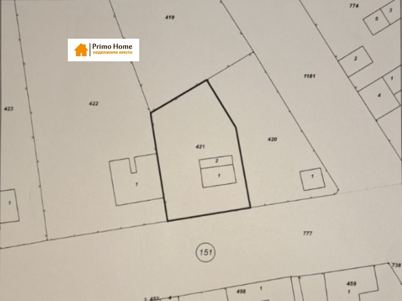 Продава ПАРЦЕЛ, с. Ряхово, област Русе