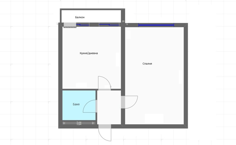 Продава 2-СТАЕН в град Варна, Владислав Варненчик 2 - 42 кв.м / 30 000 € » 58 674.90 лв., КАНТОРА 52