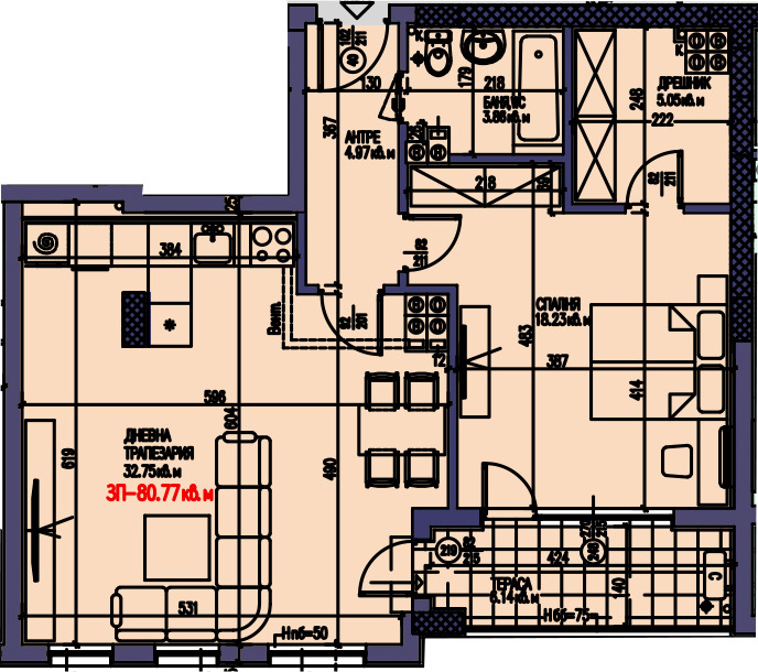 Na prodej  1 ložnice Plovdiv , Christo Smirnenski , 104 m2 | 77069511