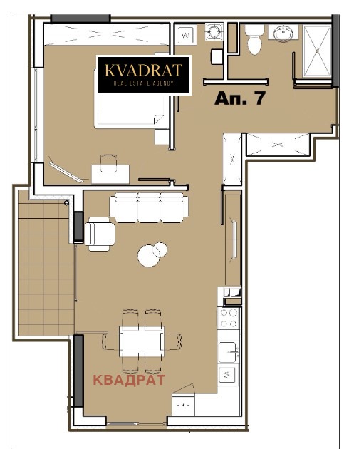 Продава 2-СТАЕН, гр. София, Княжево, снимка 7 - Апартаменти - 53163854