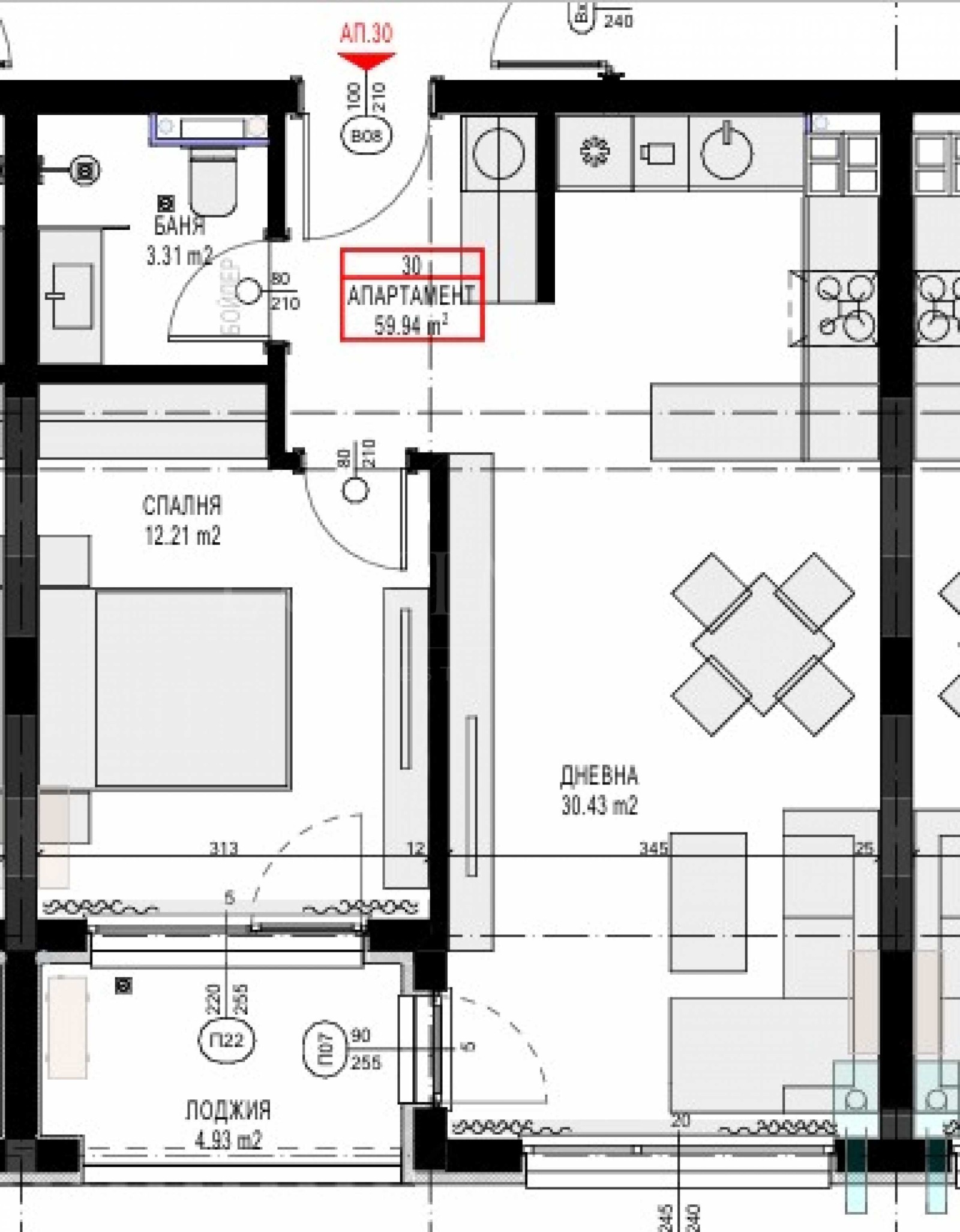 Продава 2-СТАЕН, гр. София, Малинова долина, снимка 3 - Апартаменти - 52827726