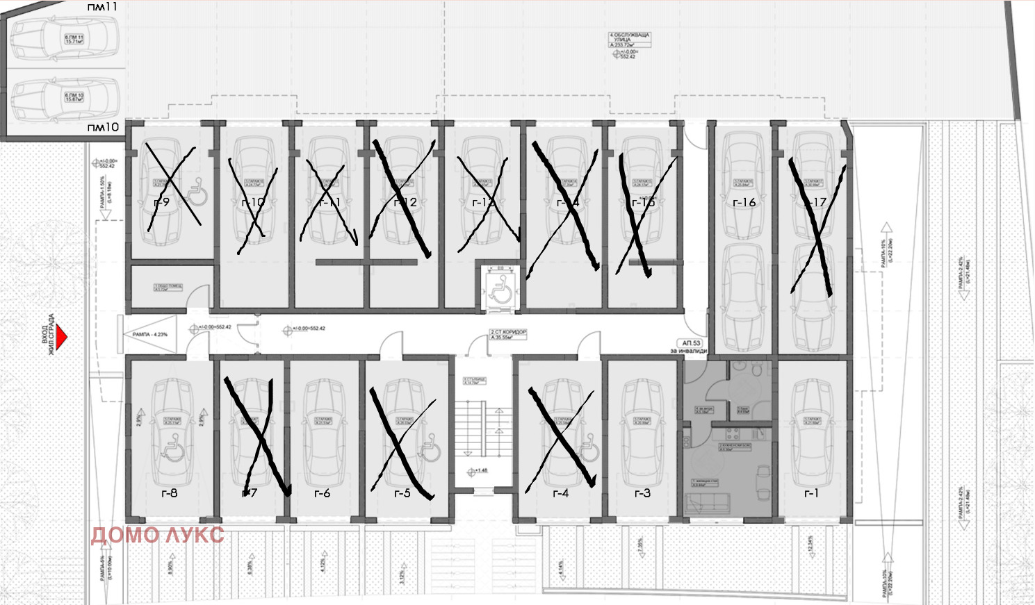 Продава ГАРАЖ, ПАРКОМЯСТО, гр. София, Дружба 2, снимка 9 - Гаражи и паркоместа - 52563008