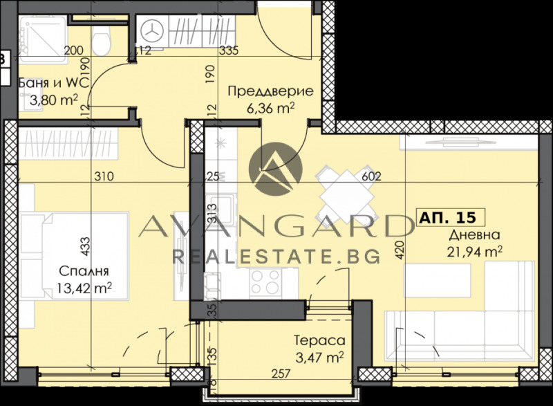 Продава 2-СТАЕН в град Пловдив, Тракия - 73 кв.м / 85 130 € » 166 499.81 лв., АВАНГАРД РИЪЛ ЕСТЕЙТ
