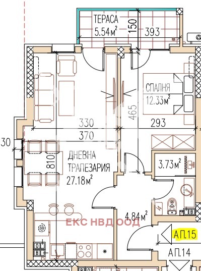 Продава  2-стаен град Пловдив , Остромила , 73 кв.м | 95337343