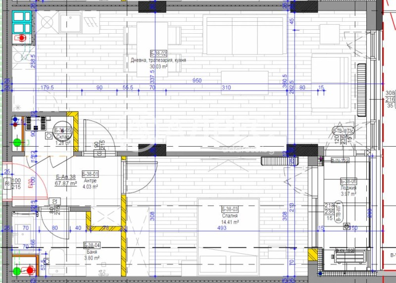 Продава 2-СТАЕН, гр. София, Кръстова вада, снимка 2 - Апартаменти - 52652019