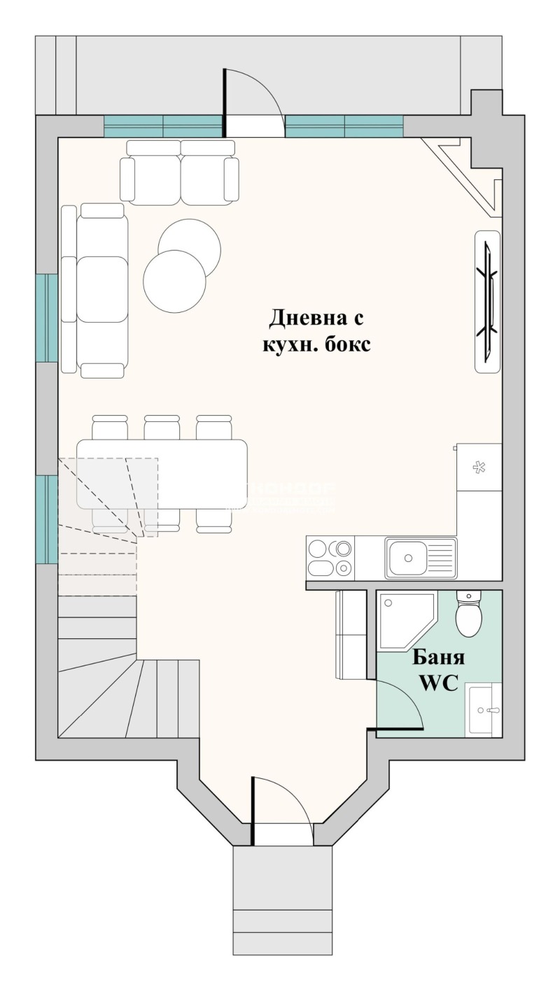 Продаја  Кућа регион Пловдив , Скутаре , 117 м2 | 53899741 - слика [2]