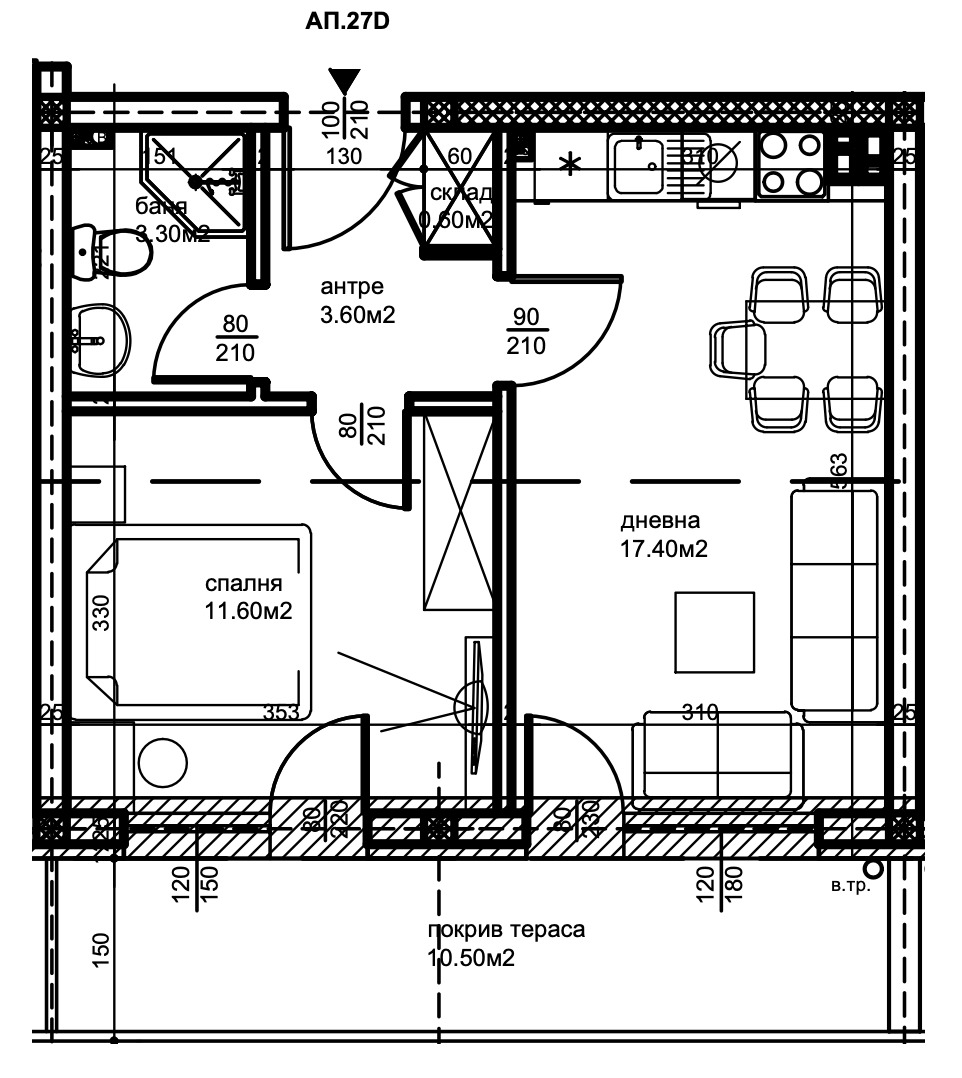 Продава 2-СТАЕН, гр. Пловдив, Беломорски, снимка 2 - Апартаменти - 53813474