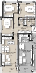 Продава 4-СТАЕН, град Перник, Изток • 157500 € / 308043.22 лв. • 71837616 6