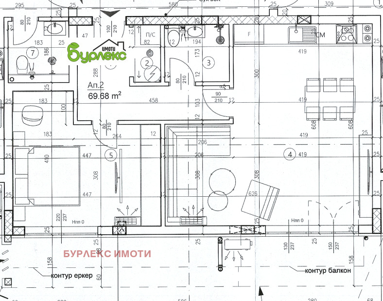 Продава 2-СТАЕН, гр. Варна, к.к. Св.Св. Константин и Елена, снимка 7 - Апартаменти - 52577238