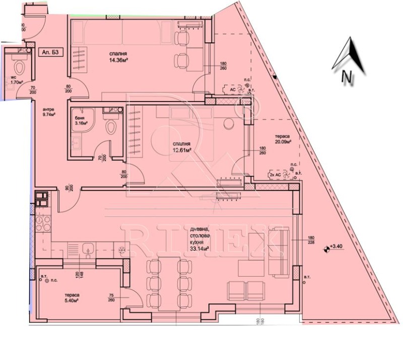 Продава 4-СТАЕН, гр. Пловдив, Христо Смирненски, снимка 4 - Aпартаменти - 48393653