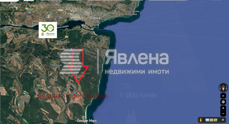 Продава ПАРЦЕЛ, област Варна, с. Близнаци • 62500 € / 122239.38 лв. • 47029825 1