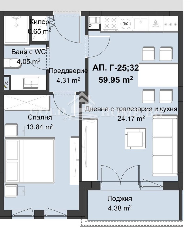 Продава 2-СТАЕН, гр. Пловдив, Христо Смирненски, снимка 11 - Aпартаменти - 49298451