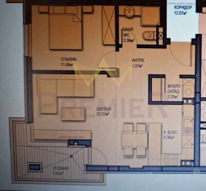 Myytävänä  1 makuuhuone Sofia , Mladost 4 , 82 neliömetriä | 96136759 - kuva [5]