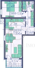Продава  2-стаен град Пловдив , Каменица 2 , 83 кв.м | 24983037 - изображение [4]