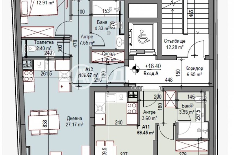 Продава 3-СТАЕН, гр. София, Сухата река, снимка 2 - Aпартаменти - 47580126