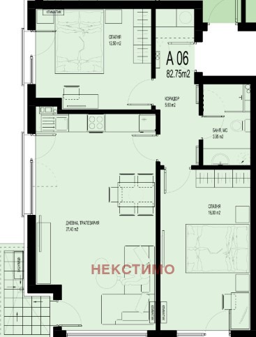 Продава 3-СТАЕН, гр. Пловдив, Христо Смирненски, снимка 2 - Апартаменти - 53170338