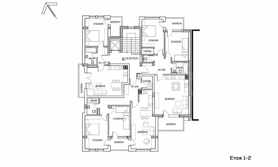 Продава 3-СТАЕН, гр. София, Малинова долина, снимка 2 - Апартаменти - 53696367