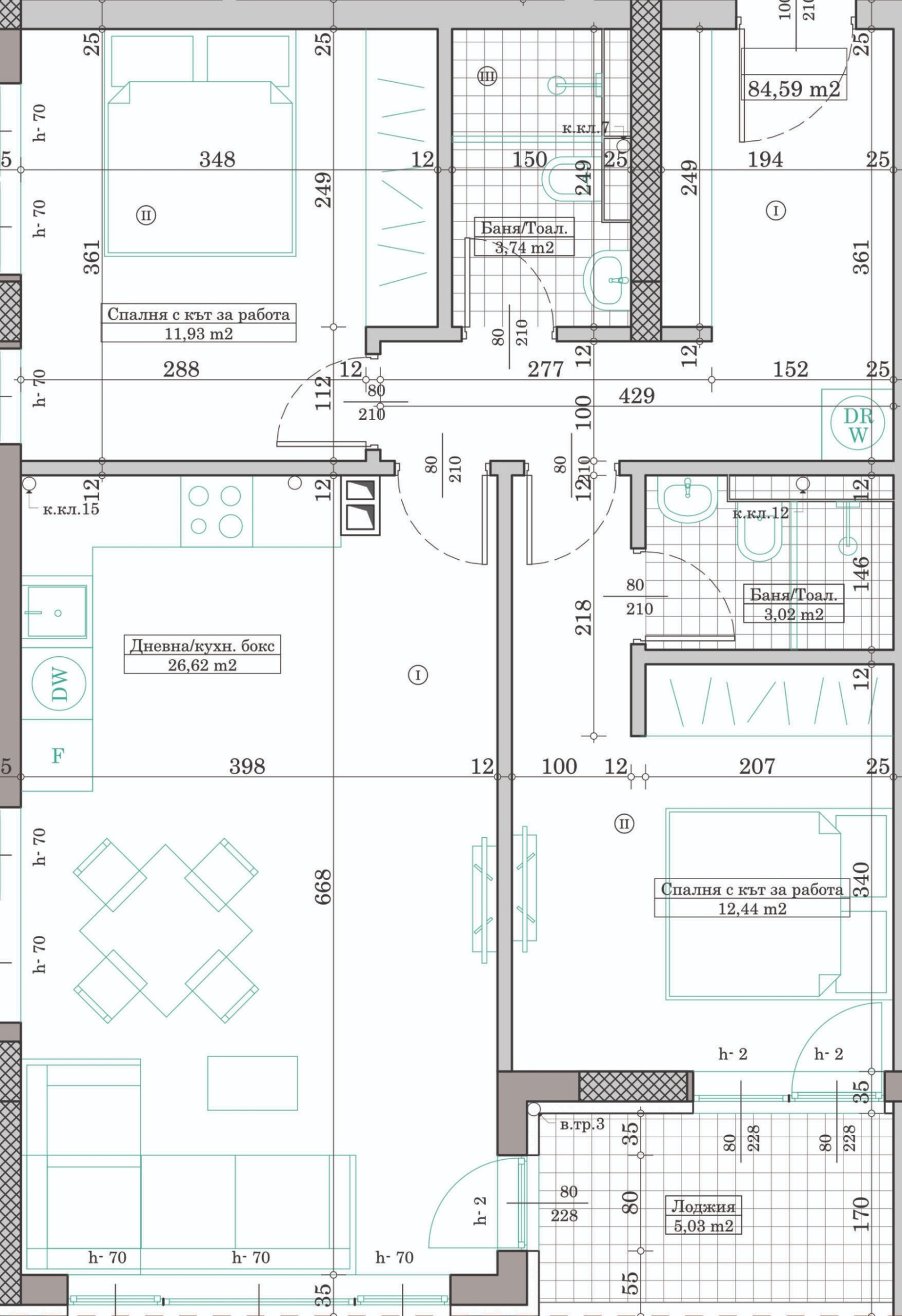 Продава 3-СТАЕН, гр. Варна, Кайсиева градина, снимка 11 - Апартаменти - 53898495
