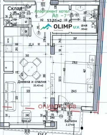 Продава 2-СТАЕН, гр. София, Лозенец, снимка 10 - Апартаменти - 54352110