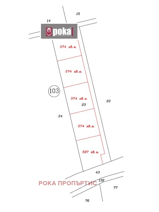 Продаја  Плот Стара Загора , Студентско градче , 597 м2 | 83218373 - слика [2]