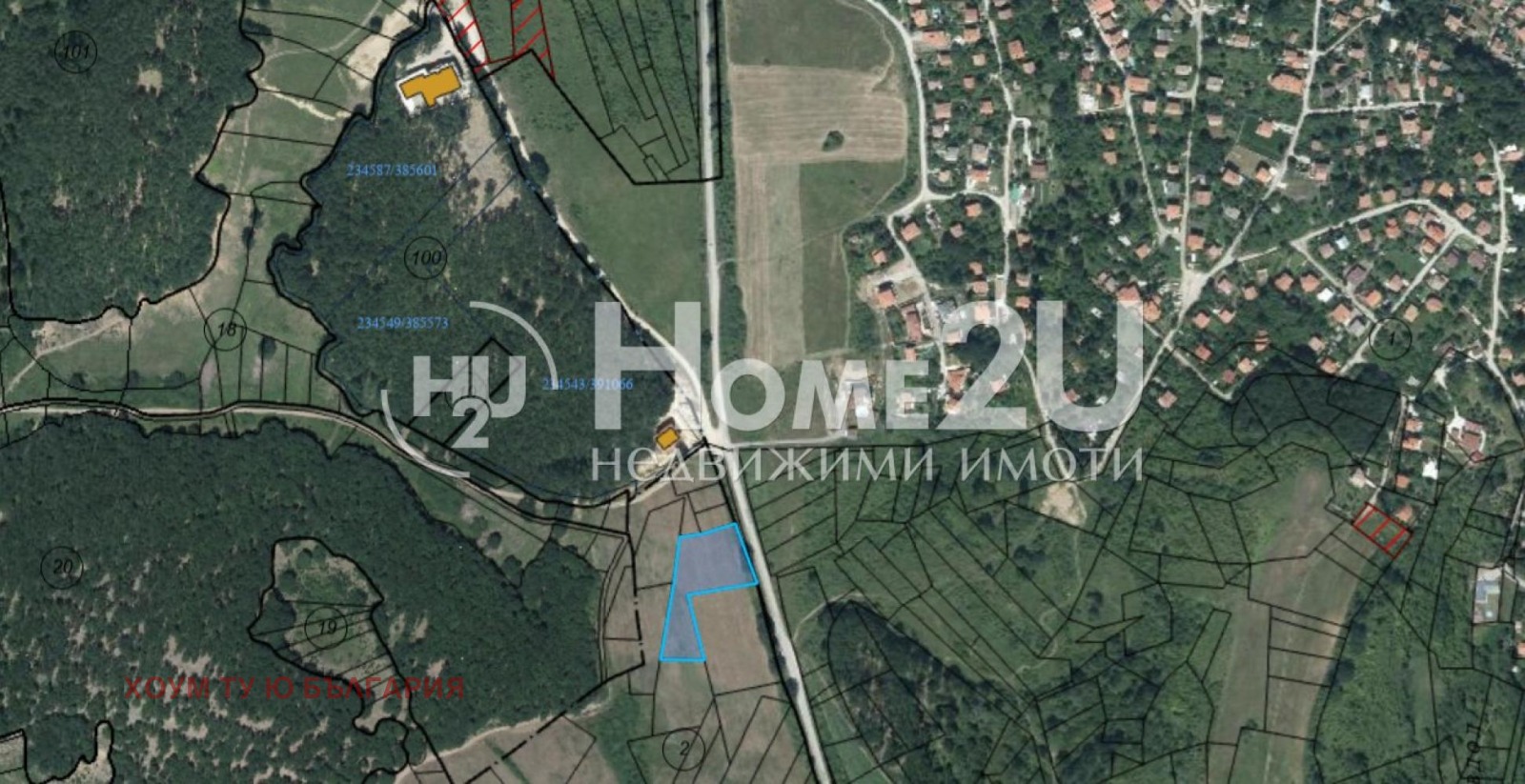 Продава ПАРЦЕЛ, с. Рударци, област Перник, снимка 2 - Парцели - 54132336