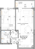 Продава 2-СТАЕН, град Пловдив, Южен • 78850 € / 154217.20 лв. • 14969217 3
