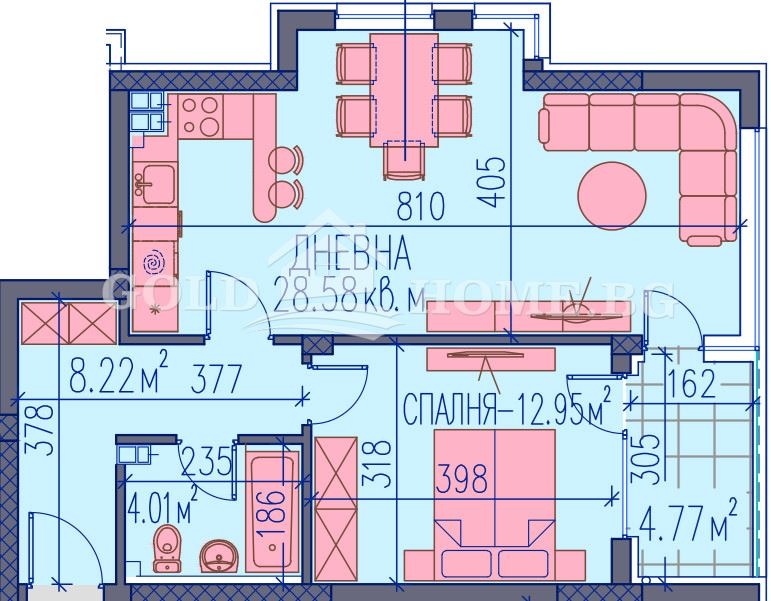 Zu verkaufen  1 Schlafzimmer Plowdiw , Kameniza 2 , 71 qm | 50806346 - Bild [5]