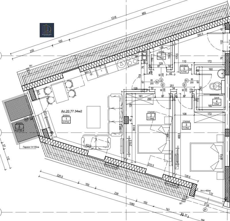 Продава 3-СТАЕН, гр. София, Орландовци, снимка 2 - Апартаменти - 53535375