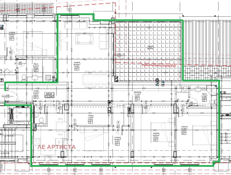 Продава  4-стаен град София , Малинова долина , 210 кв.м | 36177641 - изображение [2]