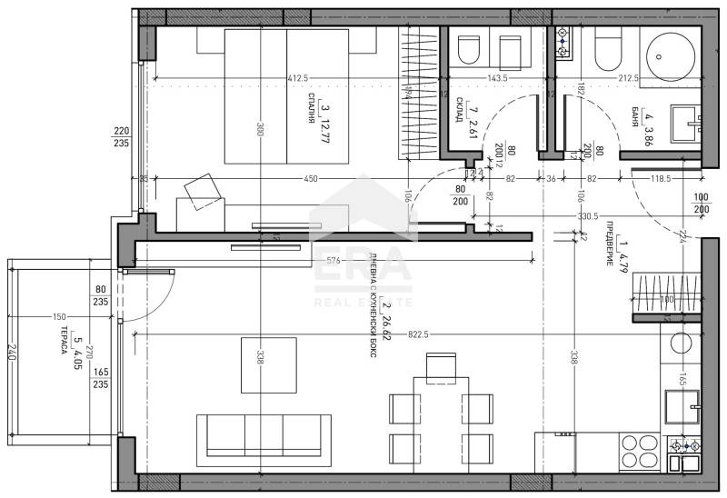 Eladó  1 hálószoba Sofia , Malinova dolina , 75 négyzetméter | 14862137 - kép [3]