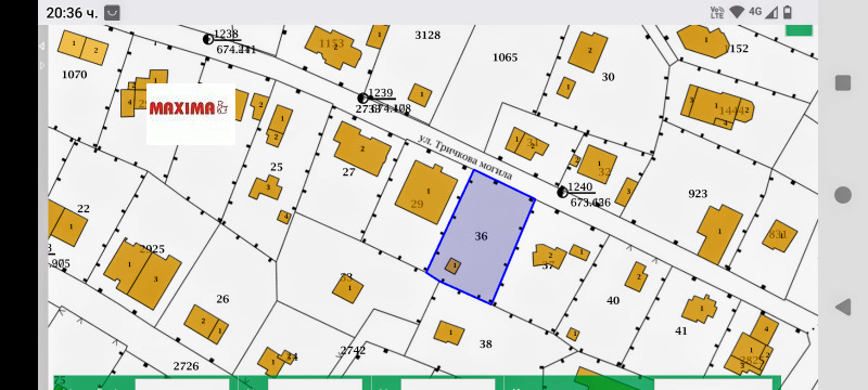 Продава ПАРЦЕЛ, гр. София, в.з.Киноцентъра 3 част, снимка 5 - Парцели - 48110330