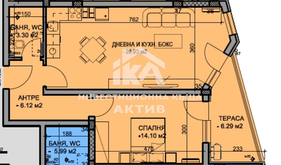 Продава 2-СТАЕН, гр. Пловдив, Христо Смирненски, снимка 4 - Апартаменти - 54749820