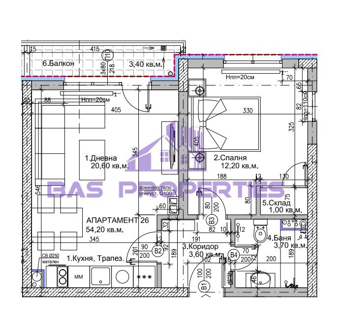 Продава  2-стаен град София , Люлин 5 , 62 кв.м | 69781314 - изображение [2]