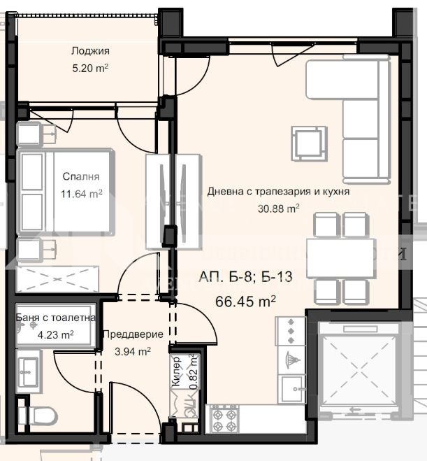 Продава 2-СТАЕН, гр. Пловдив, Остромила, снимка 2 - Апартаменти - 53345556