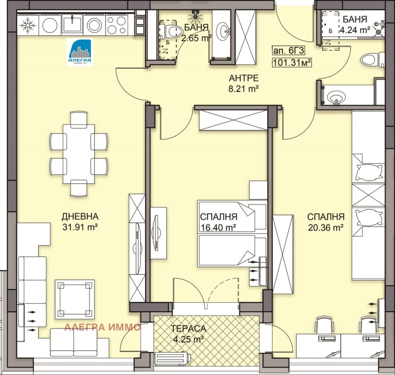 Продава  3-стаен град Пловдив , Гагарин , 122 кв.м | 76888932