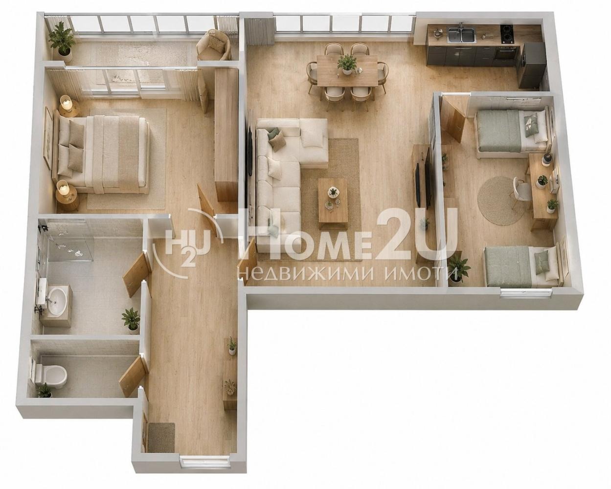 Продава 3-СТАЕН, гр. Варна, Трошево, снимка 8 - Апартаменти - 55610237