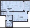 Продава  2-стаен град Пловдив , Гагарин , 72 кв.м | 83140540 - изображение [11]