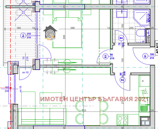 Zu verkaufen  1 Schlafzimmer Sofia , Studentski grad , 64 qm | 51526195 - Bild [2]